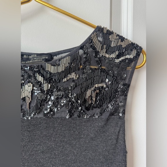 All Saint Hand Embellished Dress - Picture 3 of 9